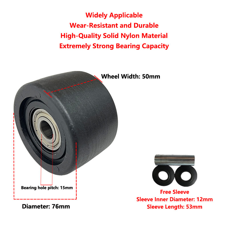 Heavy Equipment Parts - 3 Inch Industrial Heavy Duty Nylon