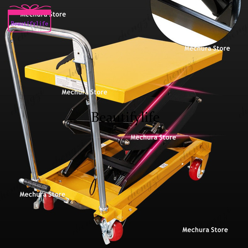 Scissor Lift Table Hydraulic - A55 Portable Mobile Hydraulic Lift Table