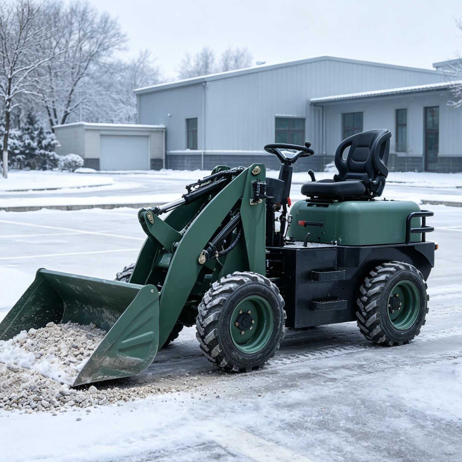 Garden Land Work Wheel Tractor - огляд і ціна Mini Bulldozer Attachments