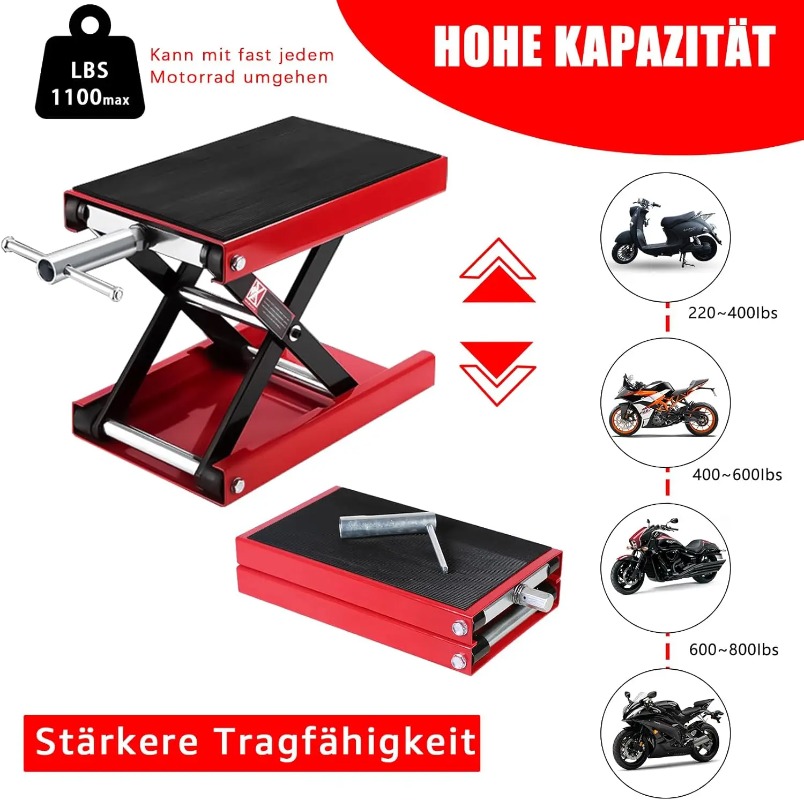 800-1500lbs Hydraulic Air Lift - огляд і ціна Scissor Lift Table Hydraulic