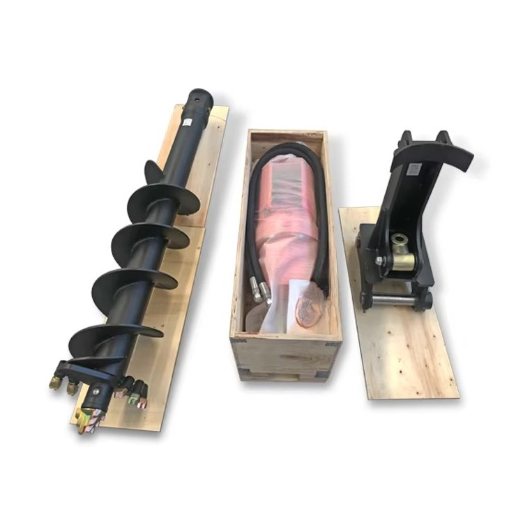 Hydraulic Auger Drive for Bull - огляд і ціна Mini Bulldozer Attachments
