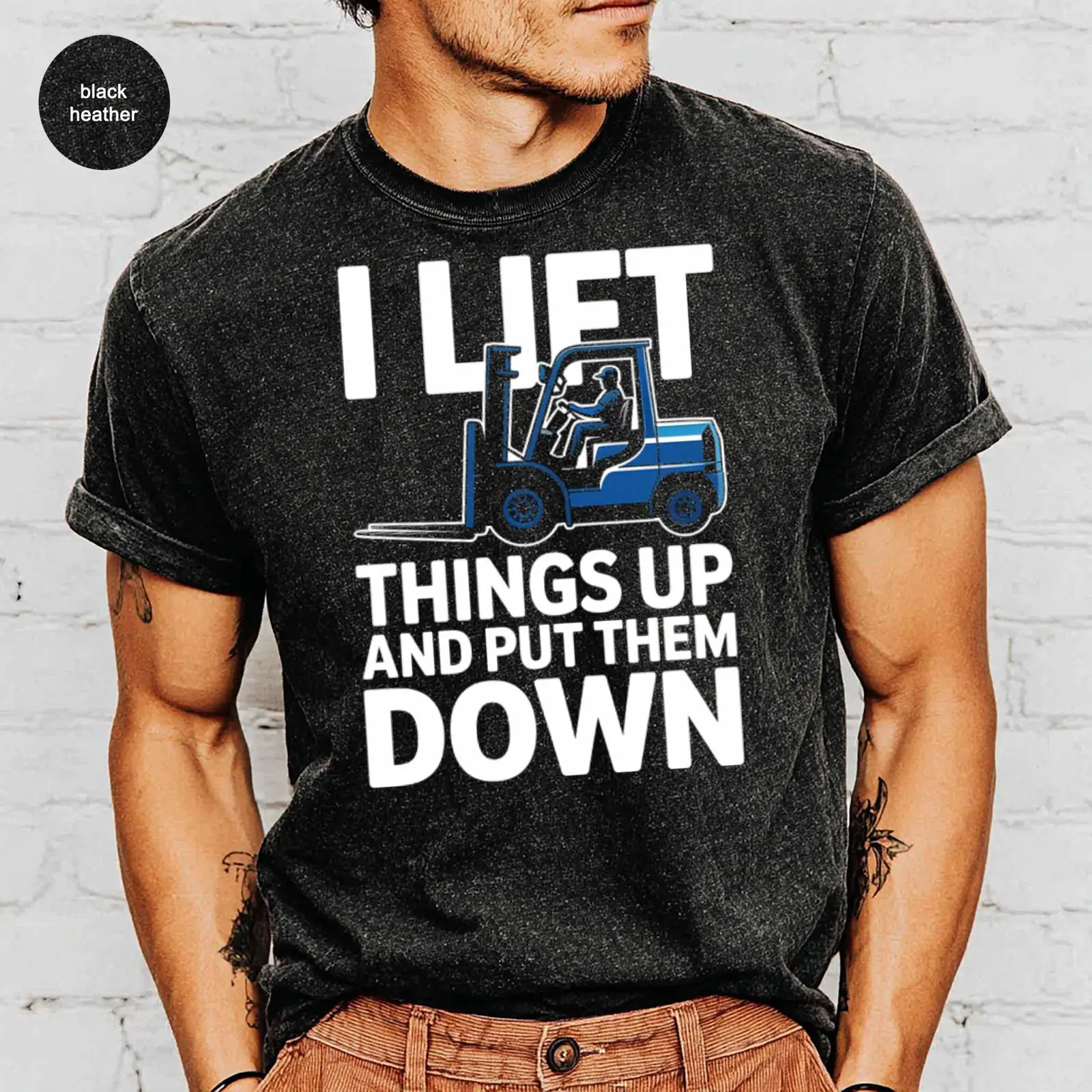 Forklift Operator T Shirt Ware - огляд і ціна Heavy Equipment Logistics