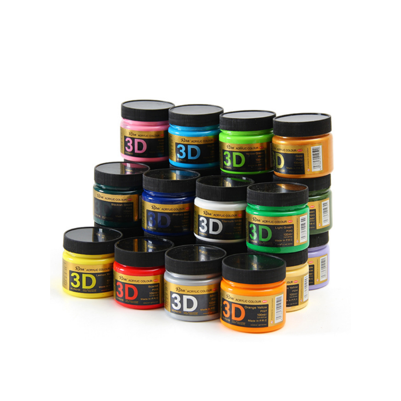 3D Dimensional Acrylic Paint S - огляд і ціна Heavy Equipment Painting